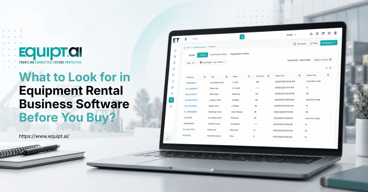 What to Look for in Equipment Rental Business Software