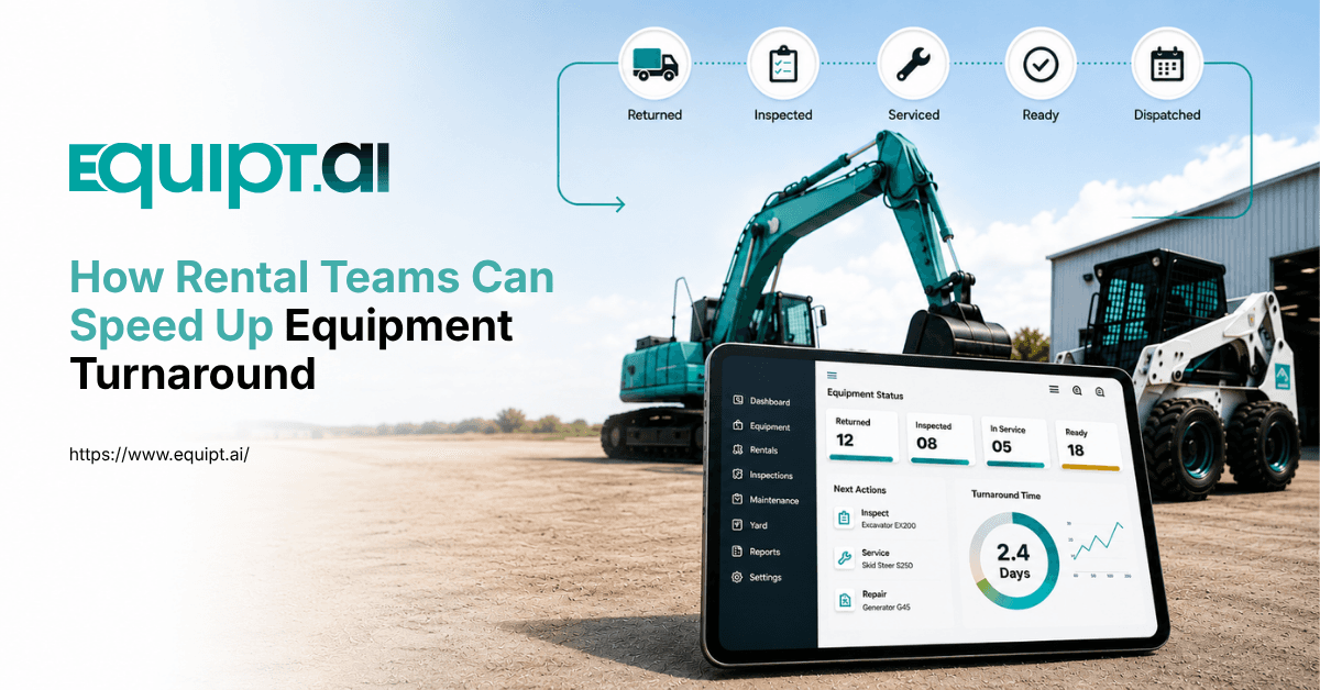 Why Returned Equipment Sits Idle and How Rental Teams Can Speed Up Turnaround