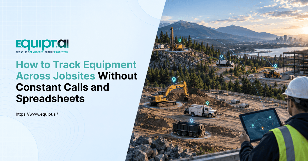 How to Track Equipment Across Jobsites Without Spreadsheets