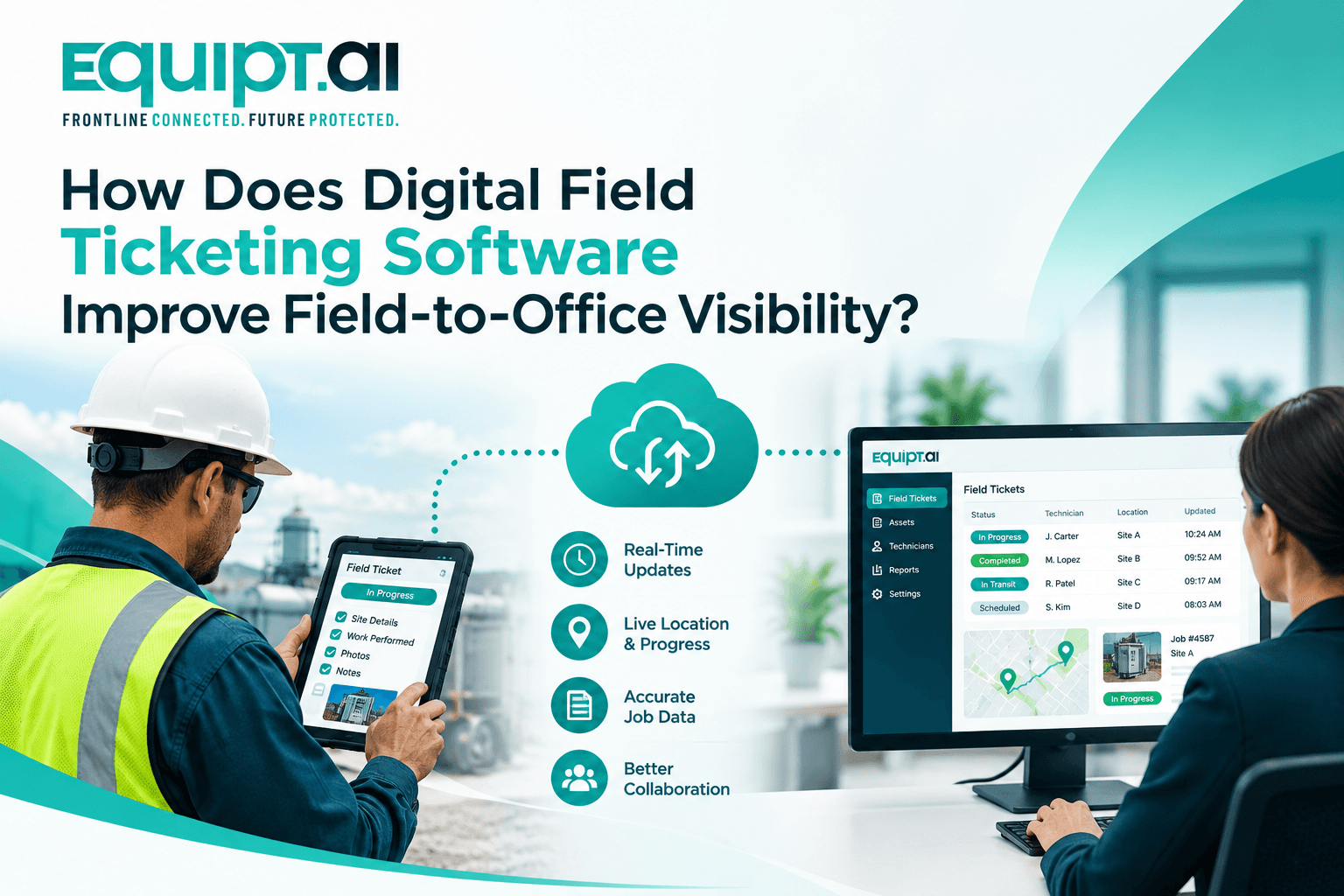 How Does Digital Field Ticketing Software Improve Field-to-Office Visibility?